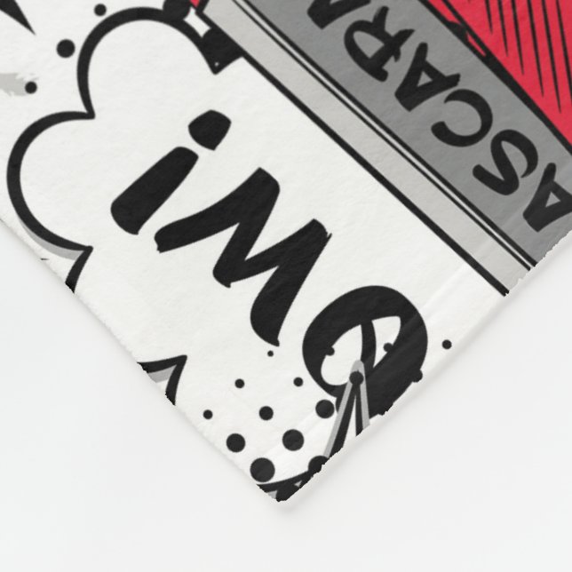 Niedlich Makeup Girl - kawaii Beauty und Glam Fash Fleecedecke (Ecke)