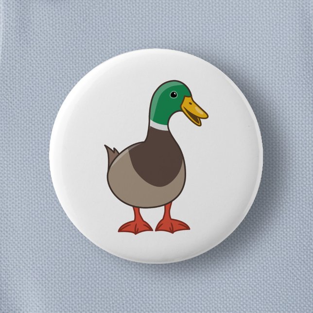 Niedlich Mallard Duck Button (Von Creator hochgeladen)