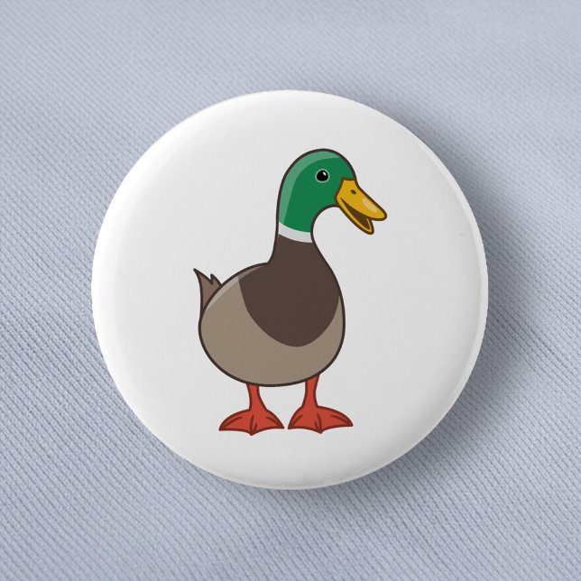 Niedlich Mallard Duck Button (Von Creator hochgeladen)