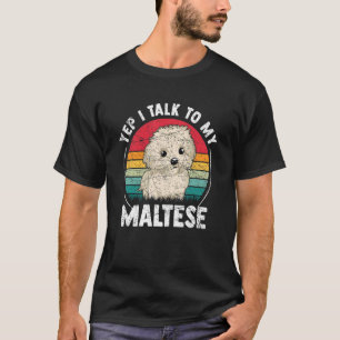 Niedlich maltesischer Hund U2013 Cooler Hundebesit T-Shirt