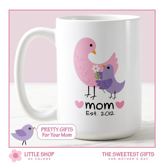 Niedlich Mama Baby Bird Mother Day Kaffeetasse (Von Creator hochgeladen)