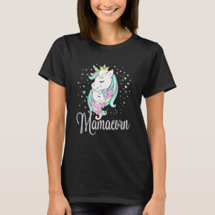 Niedlich Mamacorn Einhornkostüm Mommy Baby Mother T-Shirt