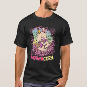 Niedlich Mamacorn Unicorn Hugging Baby Unicorn T-Shirt