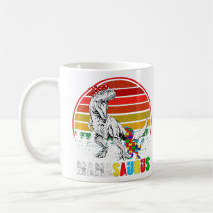Niedlich Mamasaurus T rex Dinosaur Mama Autism Awa Kaffeetasse