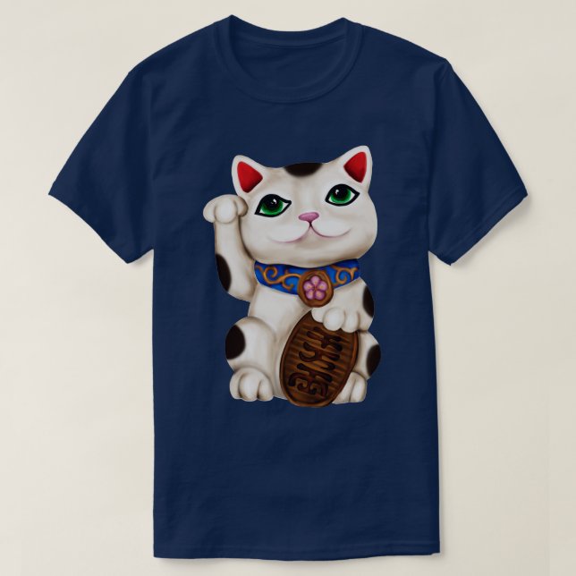 Niedlich Manekineko T-Shirt (Design vorne)