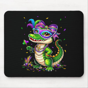 Niedlich Mardigator Mardi Gras Alligator Kostümmäd Mousepad