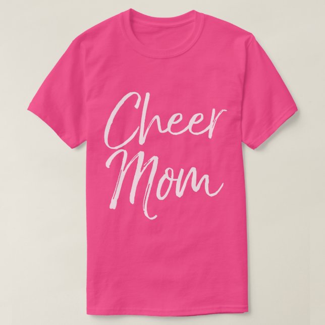 Niedlich Matching Family Cheerleader Mutter Gesche T-Shirt (Design vorne)