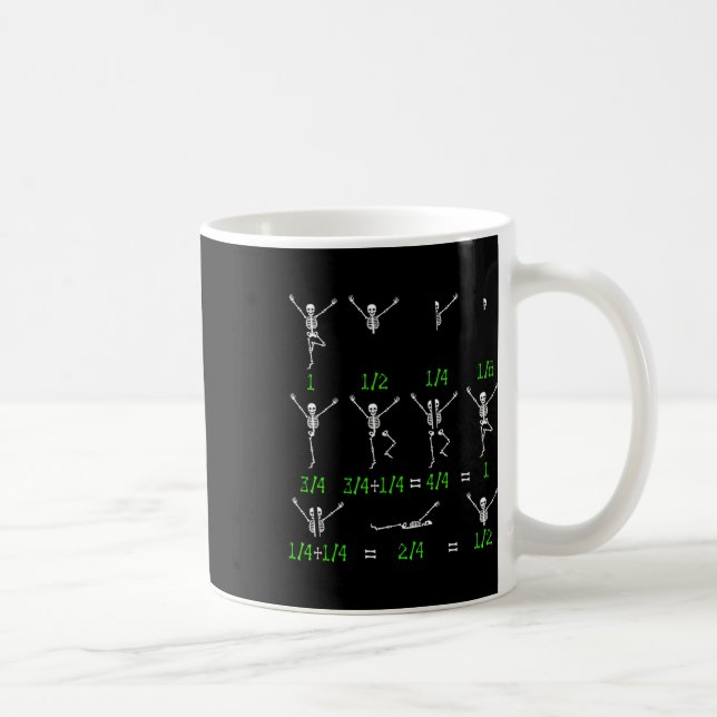 Niedlich Mathematiklehrer Gleichung Skelett Math S Kaffeetasse (Rechts)