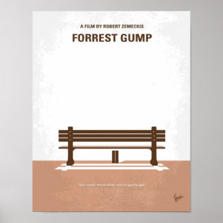 Niedlich mein Forrest Gump Minimaler Movie Poster