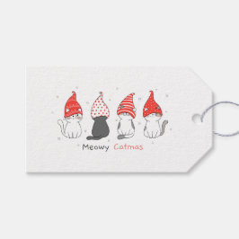 Niedlich Meow Catmas Weihnachten Geschenkanhänger