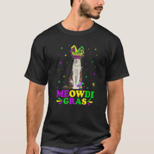 Niedlich Meowdi Gras Oriental Cat Karneval Mask Ma T-Shirt