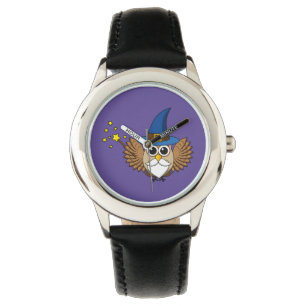 Niedlich Merlin the Wizard Owl Cartoon Armbanduhr