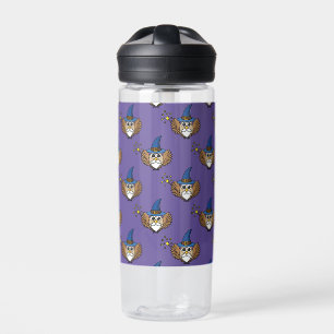 Niedlich Merlin the Wizard Owl Cartoon Trinkflasche