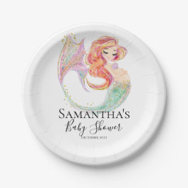 NIEDLICH MERMAID BABY SHOWER PAPPTELLER