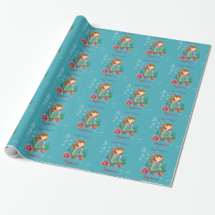 Niedlich Mermaid Geschenkpapier