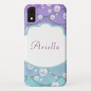 Niedlich Mermaid Personalisiert Glitzer Case-Mate iPhone Hülle