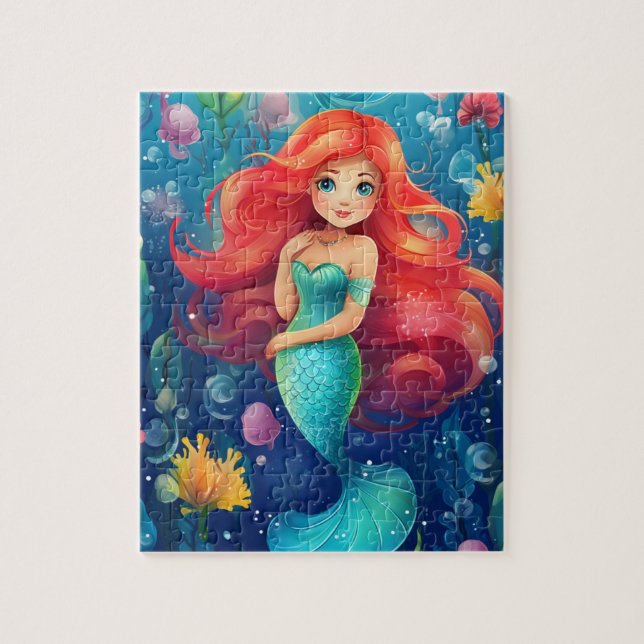 Niedlich Mermaid Puzzle (Vertikal)