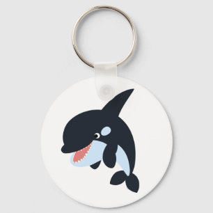 Niedlich Merry Cartoon Killer Whale Schlüsselanhän Schlüsselanhänger