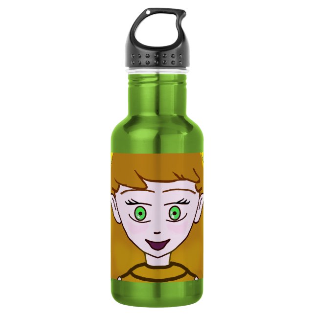 Niedlich Merry Pink Edelstahlflasche (Vorderseite)