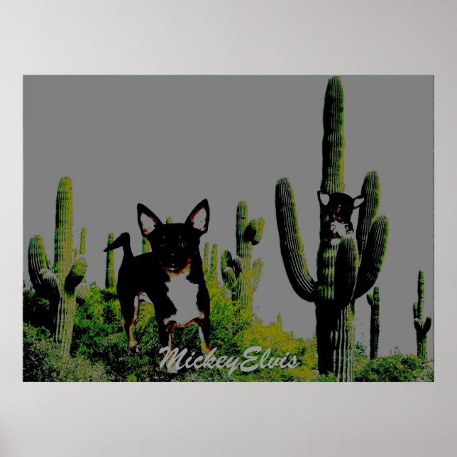 Niedlich MickeyElvis Poster (Vorne)