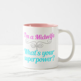 Niedlich Midfrau Superhero Zweifarbige Tasse
