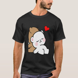 Niedlich Milk Mocha Bedtime Story immer küssen Me T-Shirt