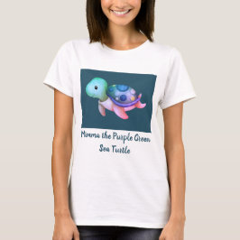 Niedlich Mimma, die Lila Meeresschildkröte T-Shirt