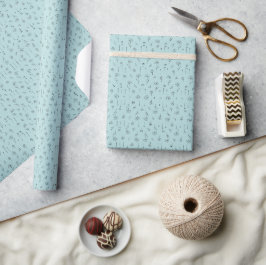Niedlich Mini-Mini-Blume Geschenkpapier