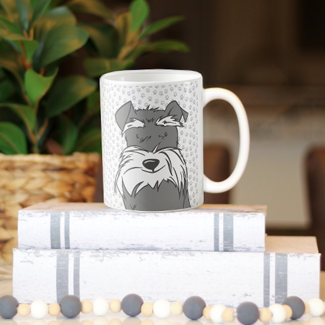Niedlich Mini Schnauzer Kaffeetasse (Schnauzer Coffee Mug)
