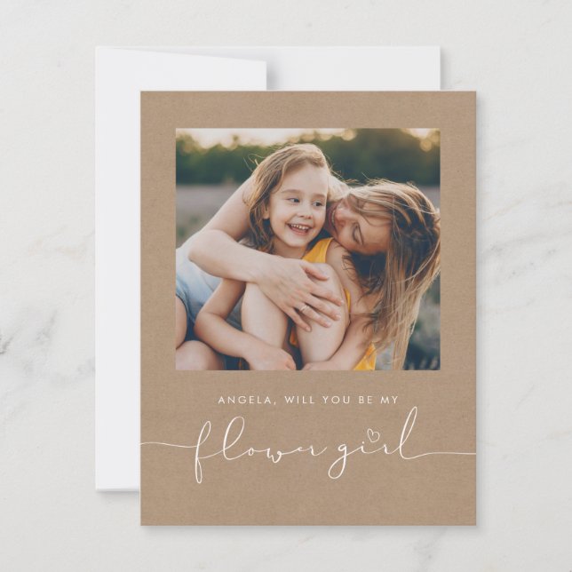 Niedlich Minimalistisch bist du mein Foto für die  (Vorderseite)