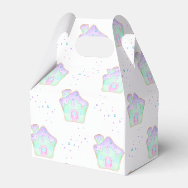 Niedlich Mint Kinder Weihnachten Lebkuchen Holiday Geschenkschachtel (Vorderseite)