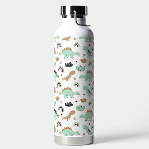 Niedlich Minze Green Dinosaur Muster Trinkflasche