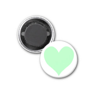 Niedlich Minze Grünes Herz Magnet
