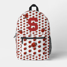 Niedlich Mit Monogramm Ladybug Themed