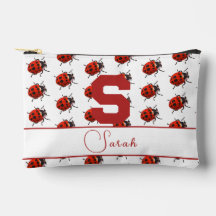 Niedlich Mit Monogramm Ladybug Themed
