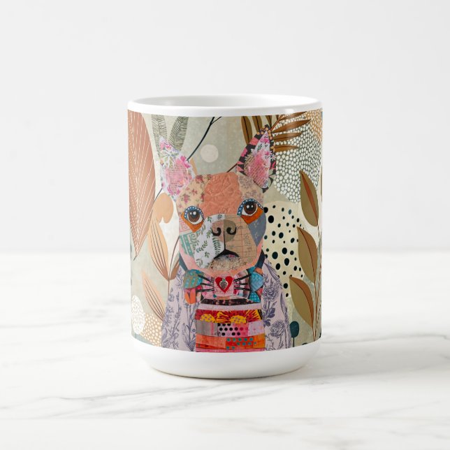 Niedlich Mixed Media Boston Terrier Dog Kaffeetasse (Mittel)