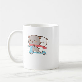Niedlich Mochi Peach Cat Kaffeetasse