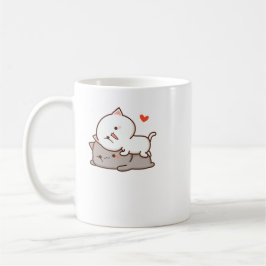 Niedlich Mochi Peach Cat Kaffeetasse