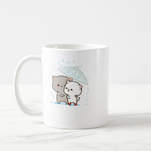 Niedlich Mochi Peach Cat Kaffeetasse