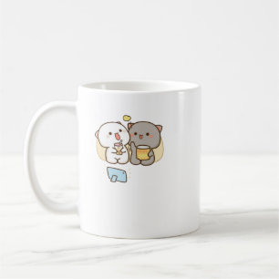 Niedlich Mochi Peach Cat Kaffeetasse