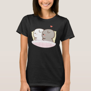 Niedlich Mochi Peach Cat T-Shirt