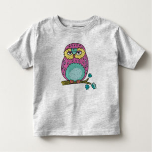 Niedlich Mod Animal Owls Kleinkind T - Shirt Gesch