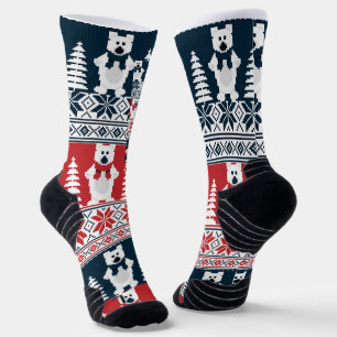 Niedlich & modern Christma Snowman Knitter Socken