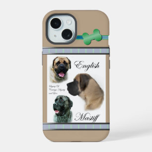 Niedlich Modern English Mastiff Dog Art iPhone 15 Hülle