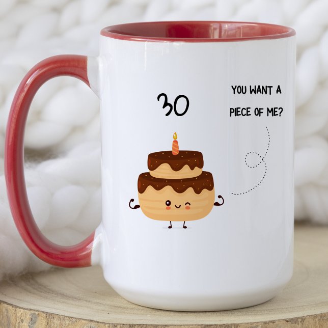 Niedlich Modern Funny Birthday Cake Tasse (Von Creator hochgeladen)
