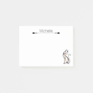 Niedlich Modern Kitty, Cat Mama, Funny Personalisi Post-it Klebezettel