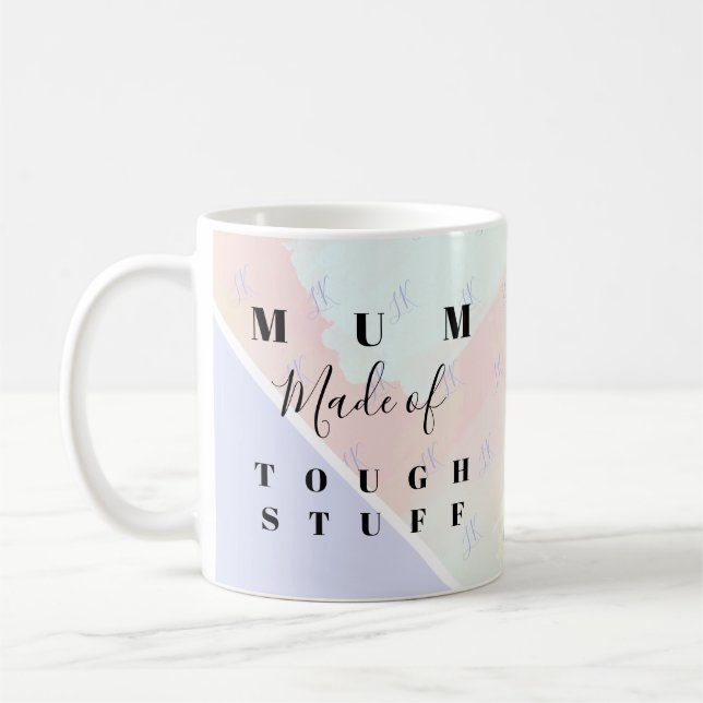 Niedlich-Modern-Mum-Anweisung Personalisiert Kaffeetasse (Links)