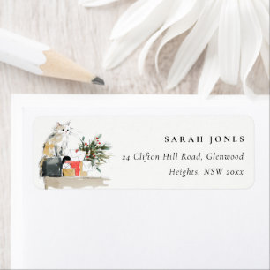 Niedlich Modern Watercolor Weihnachtsgeschenk Adre