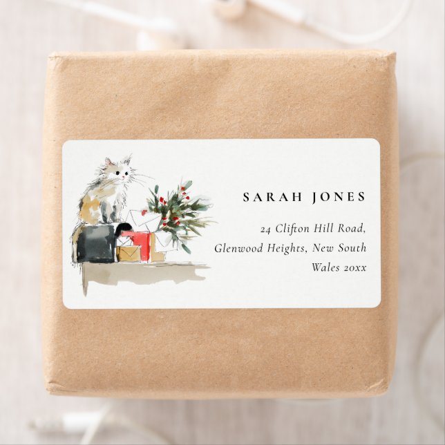 Niedlich Modern Watercolor Weihnachtsgeschenk Adre (Insitu)