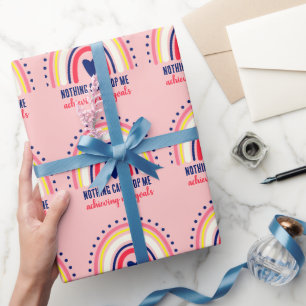 NIEDLICH MODERNE BOHO RAINBOW INSPIRATIONELLE QUOT GESCHENKPAPIER